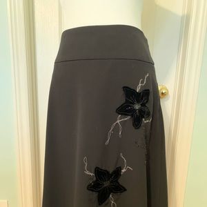 Beautiful embellished Lindor black skirt
